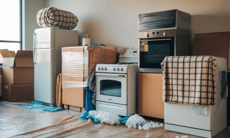 How Best to Pack Bulky Kitchen Appliances for a Safe Move