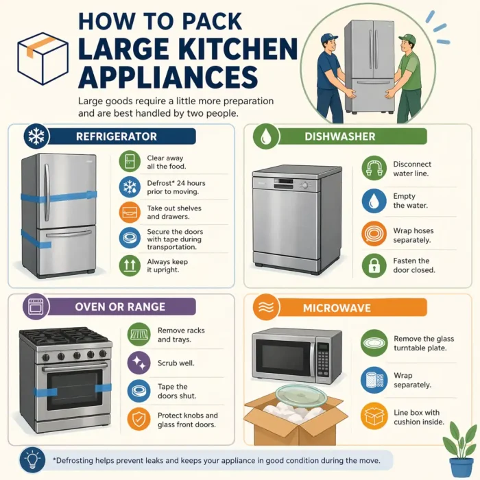 How To Pack Large Kitchen Appliances
