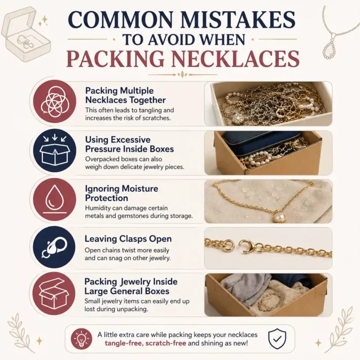 Common Mistakes To Avoid When Packing Necklaces