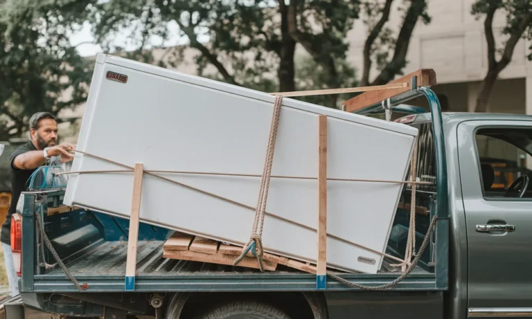 How to Transport a Refrigerator in a Pickup Step-by-Step