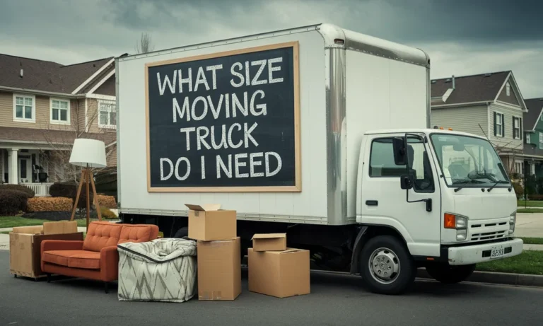 What Size Moving Truck Do I Need? Guide for All Moves