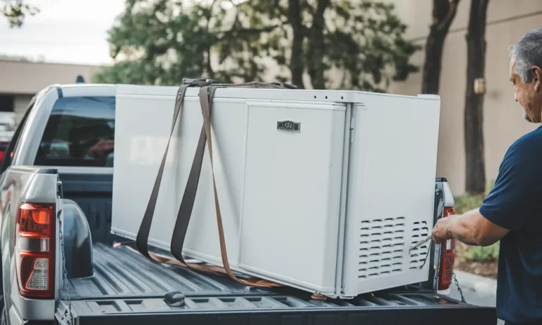 How to Transport a Refrigerator in a Pickup Step-by-Step