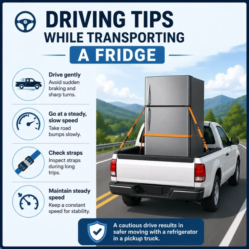 Driving Tips While Transporting a Fridge