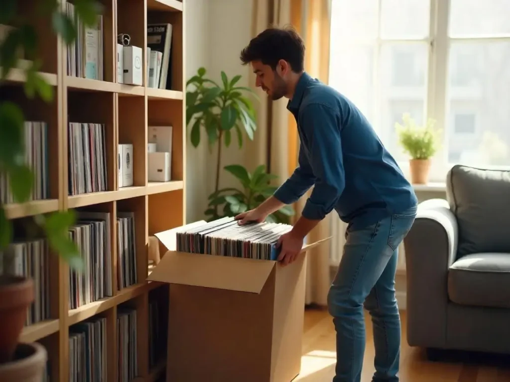 How to Pack Records for Moving?