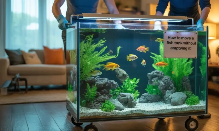How to Move a Fish Tank Without Emptying It | Guide