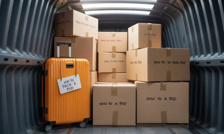 How to Pack a POD | Step-by-Step Moving Guide