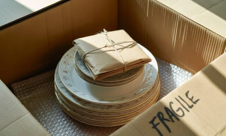 How to Pack Plates to Move Without Breaking Them