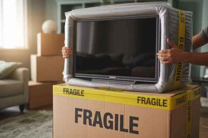 How to Pack a TV for Movers and Avoid Costly Damage
