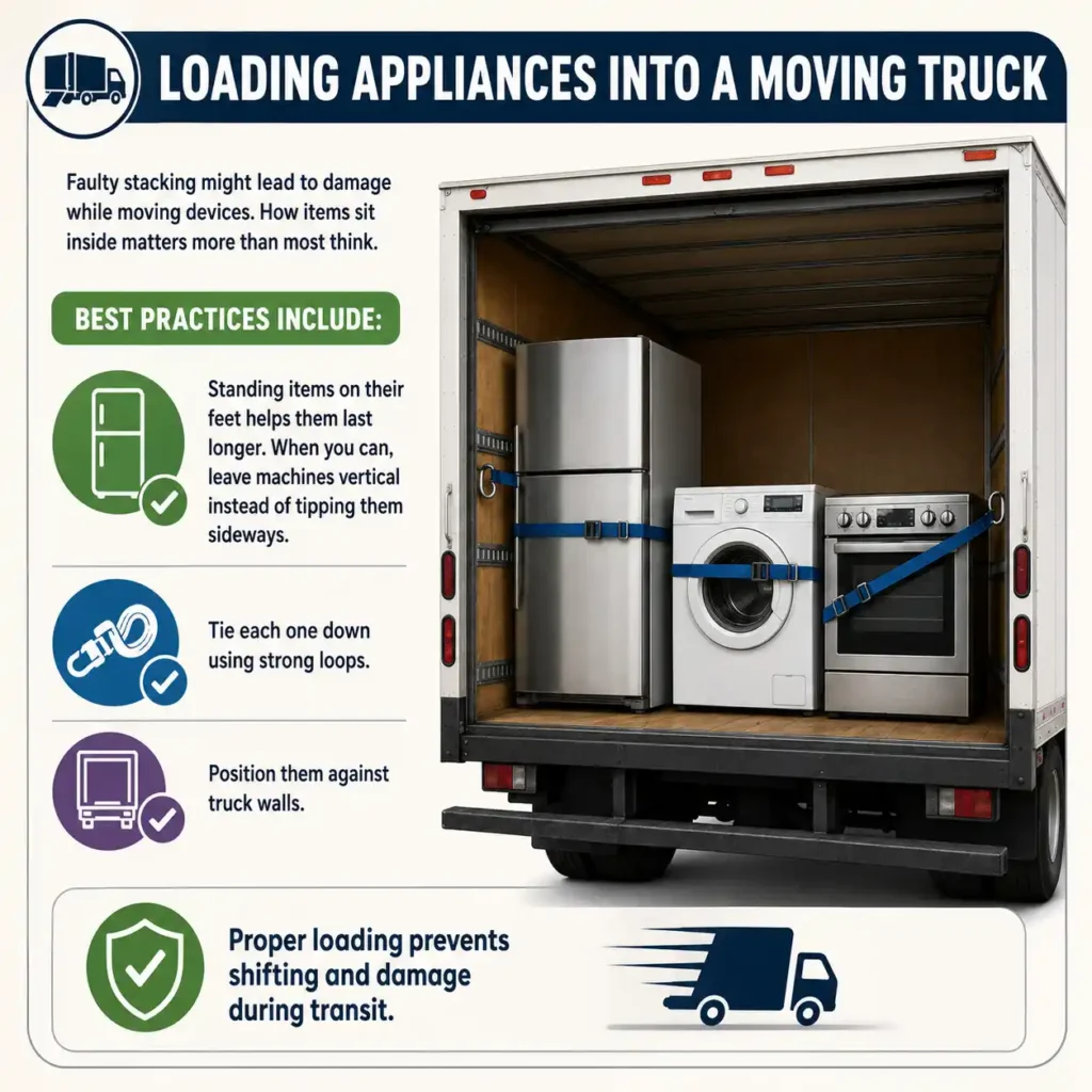 Loading Appliances into a Moving Truck