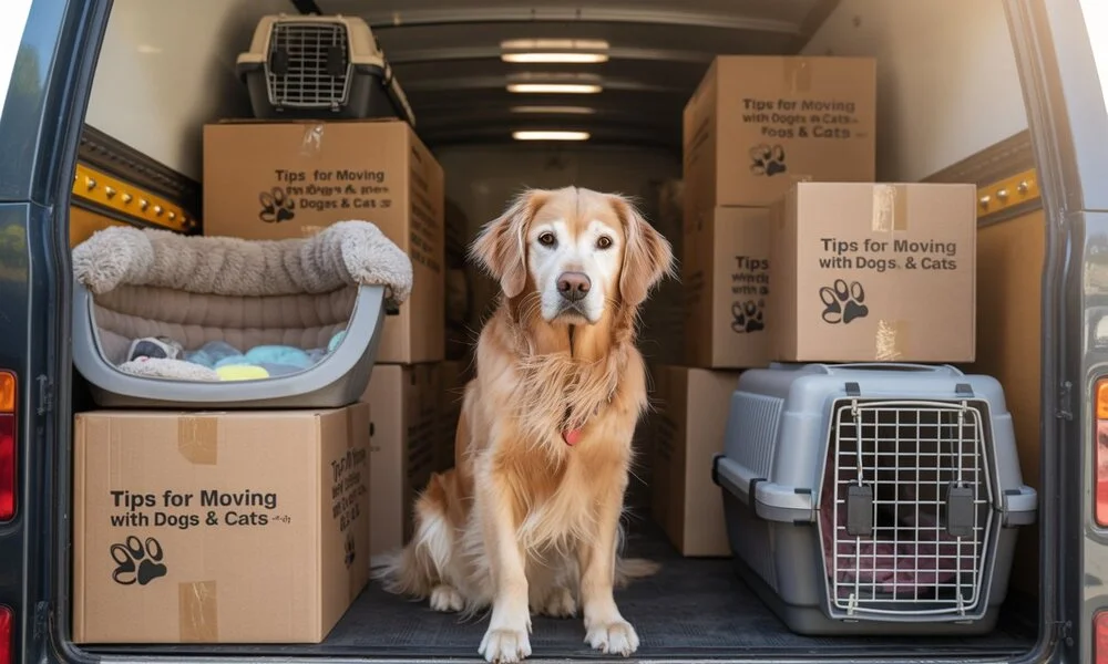 Tips for Moving With Dogs & Cats – Stress-Free Guide