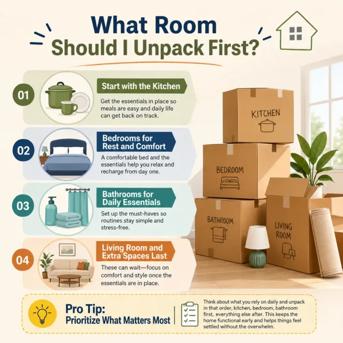 What Room Should I Unpack First?