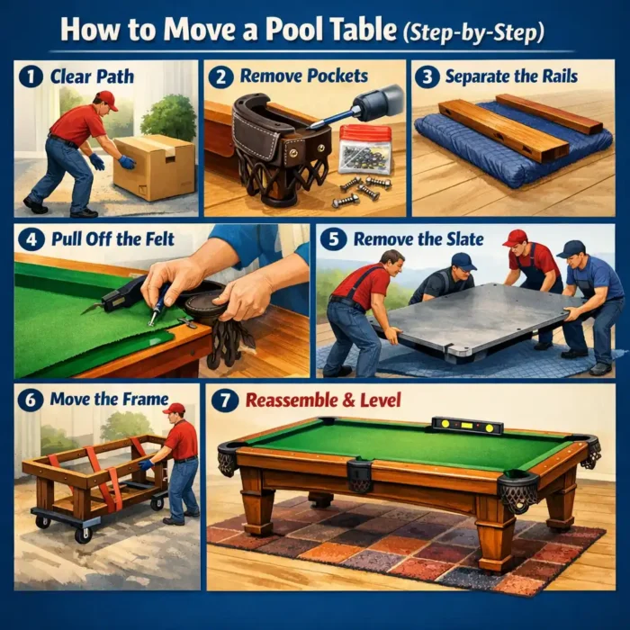 How To Move a Pool Table (Step-by-Step)