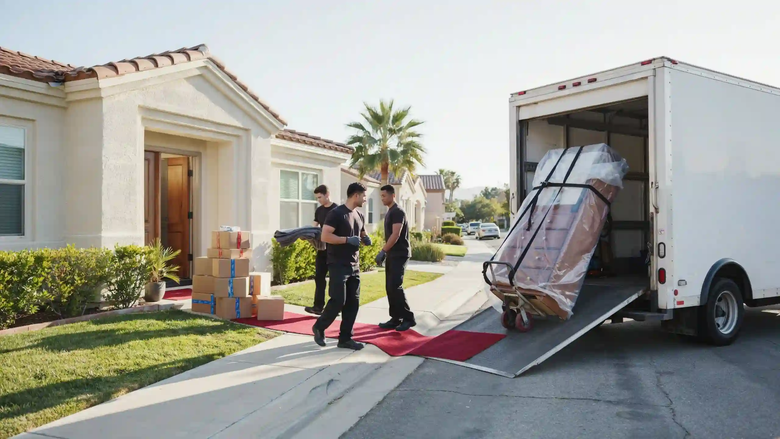 How to Unload a Moving Truck Efficiently