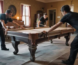 What is the weight of a pool table?
