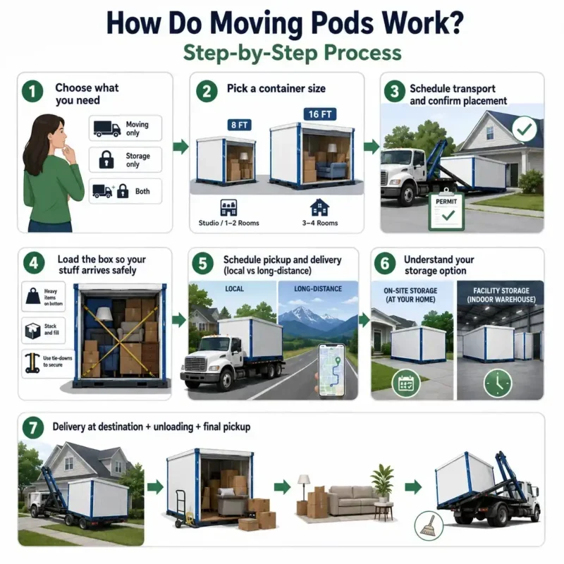 How Do Moving Pods Work? Step-by-Step Process